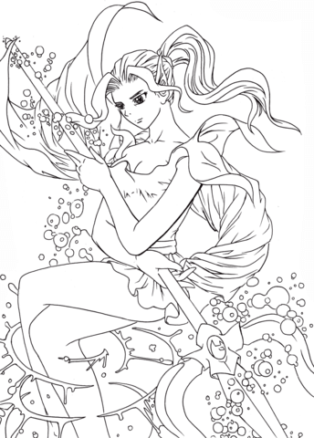 Forneus The Devil Of Water Coloring Page